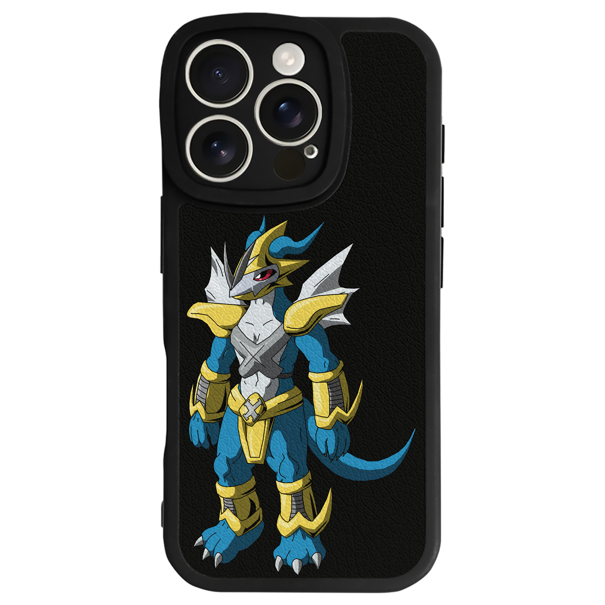（画像用） Digimon デジタルモンスター/デジモン 【iPhone 16シリーズ対応】シリコンスマホケース（レザー調） 材質：シリコン